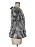 Listicle Black Short Sleeve Blouse Size M - photo 4