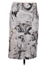 Theory 100% Silk Print Gray Silk Skirt Size 6 - photo 1