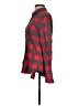 American Eagle Outfitters Plaid Red Long Sleeve Button-Down Shirt Size S - photo 5