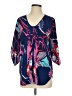 Yumi Kim 100% Polyester Blue 3/4 Sleeve Blouse Size S - photo 1