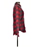 American Eagle Outfitters Plaid Red Long Sleeve Button-Down Shirt Size S - photo 4
