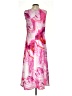 DKNY 100% Polyester Print Pink Casual Dress Size 4 - photo 2