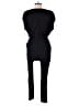 Loveappella Solid Black Jumpsuit Size L - photo 2