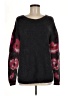 Sundance Floral Black Pullover Sweater Size M - photo 1