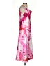 DKNY 100% Polyester Print Pink Casual Dress Size 4 - photo 4