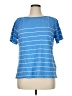 Talbots 100% Cotton Blue Short Sleeve Top Size XL - photo 1