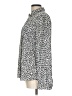 The Limited 100% Polyester Animal Print Silver Long Sleeve Blouse Size L - photo 5