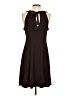 BCBGMAXAZRIA 100% Rayon Solid Brown Cocktail Dress Size XXS (estimated) - photo 2