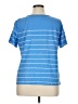 Talbots 100% Cotton Blue Short Sleeve Top Size XL - photo 2