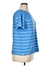 Talbots 100% Cotton Blue Short Sleeve Top Size XL - photo 4