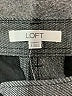 Ann Taylor LOFT Chevron-herringbone Gray Shorts Size 2 - photo 3
