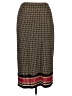 Talbots Graphic Brown Casual Skirt Size Lg Petite - photo 2