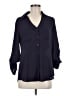 Express 100% Polyester Blue 3/4 Sleeve Blouse Size M - photo 1