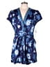 Adrianna Papell Hearts Blue Romper Size 14 - photo 1