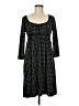 Max Studio Specialty Products Houndstooth Black Casual Dress Size M - photo 1