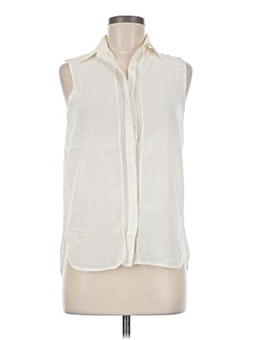 Vince. Sleeveless Button-Down Shirt (view 1)