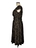 Coldwater Creek Paisley Brown Cocktail Dress Size 10 - photo 5