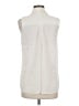 Vince. Ivory Sleeveless Button-Down Shirt Size 6 - photo 2
