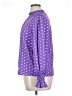 Shein Polka Dots Purple Long Sleeve Blouse Size 12 - photo 5