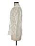 Notations 100% Polyester Stripes Ivory Long Sleeve Blouse Size M - photo 5