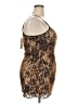 Elizabeth Animal Print Brown Cocktail Dress Size EU 50 / US 18-20 - photo 4