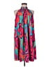 Shein Print Blue Cocktail Dress Size 6 - photo 1