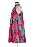 Shein Print Blue Cocktail Dress Size 6 - photo 5