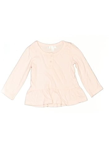 Tahari Long Sleeve Henley (view 1)