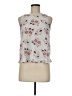 Pink Republic 100% Polyester Floral Ivory Sleeveless Blouse Size M - photo 1