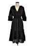 Max Studio Floral Black Casual Dress Size M - photo 1