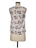 Pink Republic 100% Polyester Floral Ivory Sleeveless Blouse Size M - photo 2