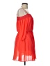 BCX 100% Polyester Solid Orange Cocktail Dress Size L - photo 4
