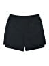 Lands' End Solid Black Athletic Shorts Size M (tall) - photo 1