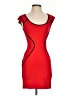 Express Color Block Red Cocktail Dress Size 0 - photo 1
