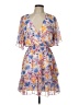 Laundry by Shelli Segal 100% Polyester Floral Blue Cocktail Dress Size 12 - photo 1