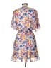 Laundry by Shelli Segal 100% Polyester Floral Blue Cocktail Dress Size 12 - photo 2