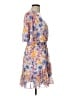 Laundry by Shelli Segal 100% Polyester Floral Blue Cocktail Dress Size 12 - photo 4