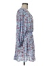 Unbranded 100% Polyester Floral Blue Casual Dress Size M - photo 4