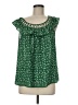 Max Studio 100% Polyester Green Sleeveless Blouse Size M - photo 1