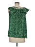 Max Studio 100% Polyester Green Sleeveless Blouse Size M - photo 2