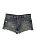 Free People Blue Denim Shorts Size 26 waist - photo 1