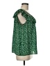 Max Studio 100% Polyester Green Sleeveless Blouse Size M - photo 4
