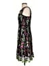 Parker 100% Polyester Floral Black Cocktail Dress Size 2 - photo 5