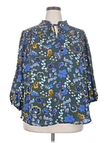Carolina Belle 3/4 Sleeve Blouse (view 1)