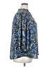 Carolina Belle 100% Polyester Floral Blue 3/4 Sleeve Blouse Size 2X - photo 4