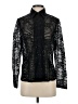 misook 100% Polyester Black Long Sleeve Blouse Size S - photo 1