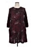 Apt. 9 Paisley Burgundy Casual Dress Size XL - photo 1