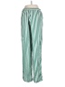 Versona 100% Polyester Stripes Green Casual Pants Size S - photo 2