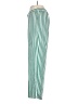 Versona 100% Polyester Stripes Green Casual Pants Size S - photo 5