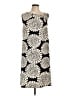 Merona Print Ivory Casual Dress Size L - photo 1